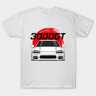 Front White 3000GT 1999 2000 JDM T-Shirt